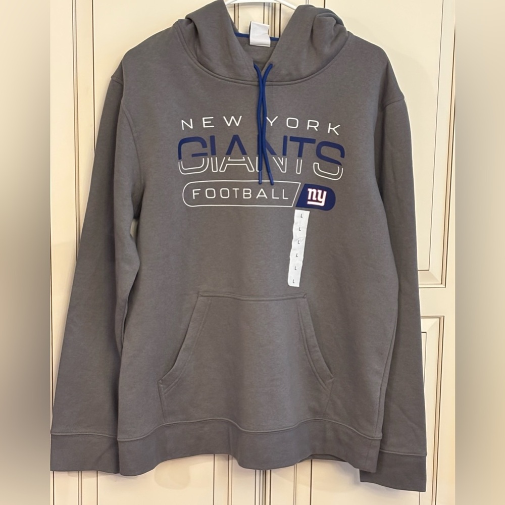 🆕 New York Giants Gray Men’s Hoodie size Large